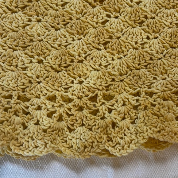 NWT Hand Crafted Crochet Boxy Top (M) - Picture 8 of 9